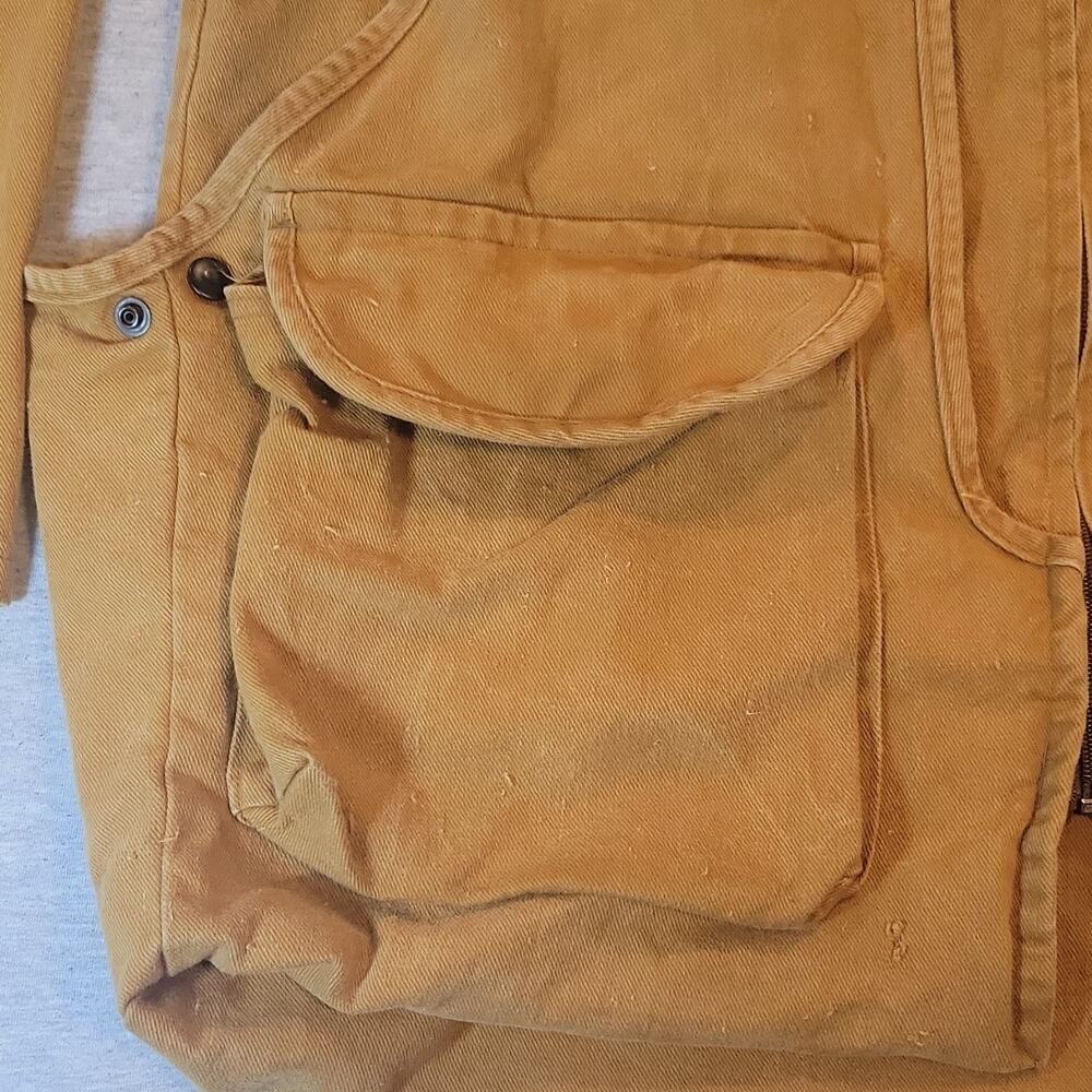 Vintage IDEAL 1978 Men’s Sz M Canvas Hunting/Bird Shooting/Outdoors Coat - Picture 4 of 13